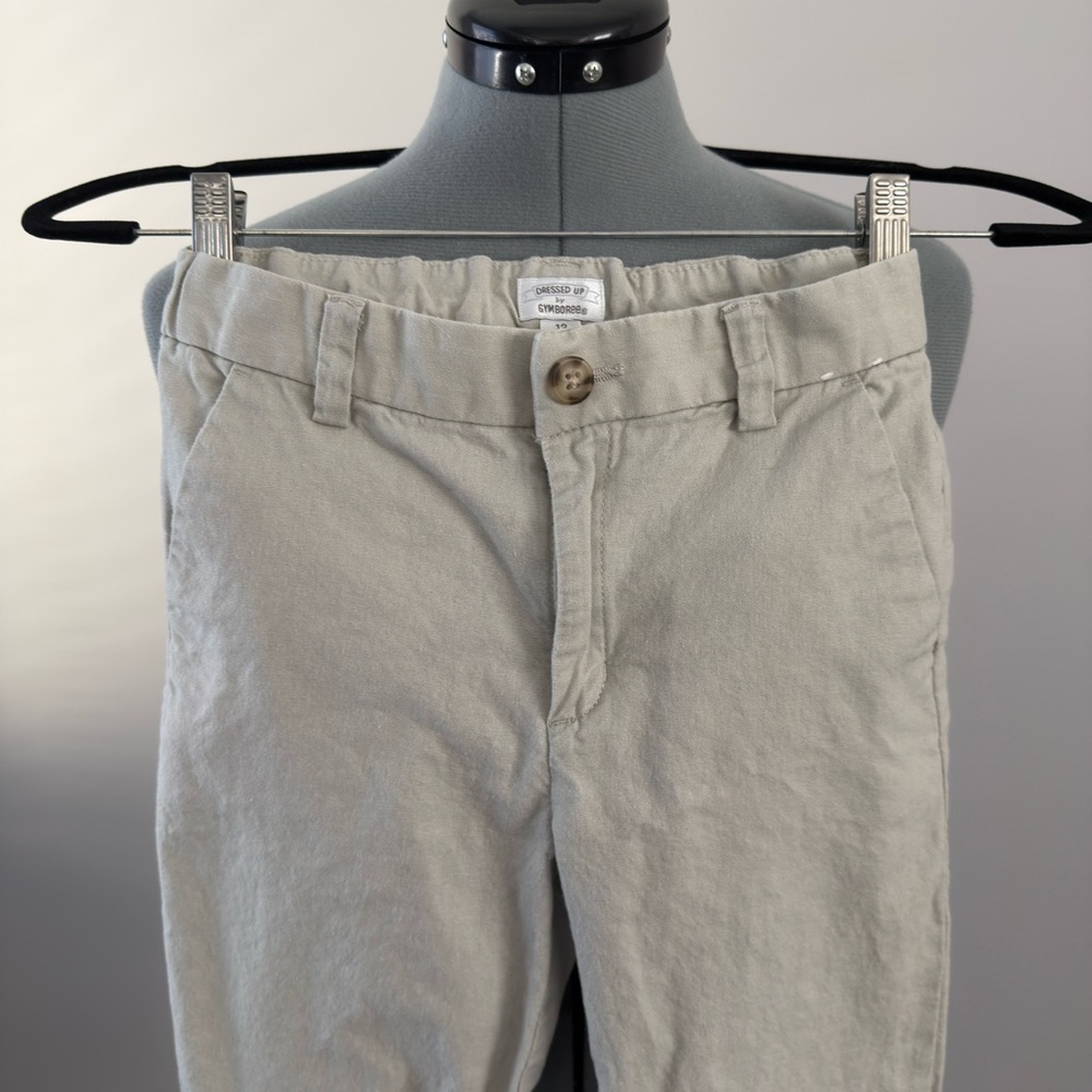 Gymboree Light Stone Boys' Linen Chinos